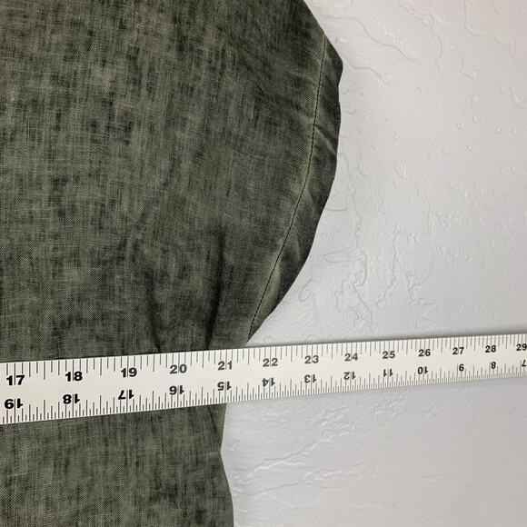 XCVI Shirt Womens Medium Button Down Linen Tunic Cap Sleeve Lightweight Top - Picture 6 of 9